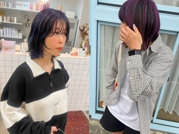ニコ(NIKO)の写真/ブリーチなしのダブルカラーが最近のトレンド♪透明感/艶感どちらも叶えるデザインカラーはNIKOにお任せ☆