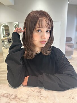 大人ガーリー/ダークアッシュ/似合わせカット［大宮］