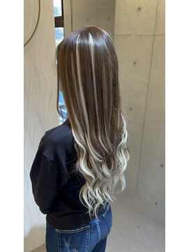 ブリーチカラー、シールエクステ