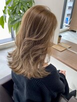 バランス 原宿 表参道(balance)&nbsp;ミルクティーベージュ×レイヤーカット