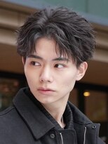 フィフス 大分(fifth)&nbsp;大分フェザーパーマメンズカットフェザーショートツーブロック