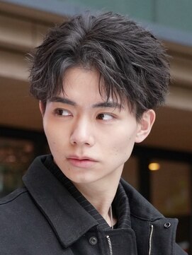 フィフス 大分(fifth) 大分フェザーパーマメンズカットフェザーショートツーブロック