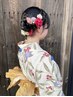 【7月～9月限定】浴衣着付け＋ヘアアレンジ￥8,800→￥7,000