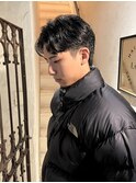 【メンズ】センターパートパーマ