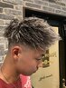 カット＋シェービング＋メッシュブリーチ+セット