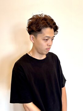 フラテロ(fratello) サイドパート　パーマ