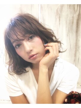 アンフィフォープルコ(AnFye for prco) 【AnFye for prco】外国人風×シースルーバングの大人セミ