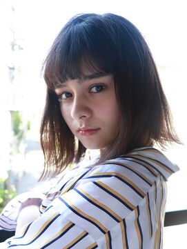 ローブ アオヤマ(LOAVE AOYAMA) 【LOAVE】 ぱっつんワンレングスのボブ