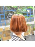 シンプル大人のおかっぱボブ
