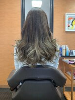 ヘアーサロン デペント(HAIR SALON Depend)&nbsp;ロング　ナチュラルグラデーション　ヘーゼルグレージュ