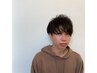 安部指名　【ご新規メンズ大学生さま限定☆】　カット＋眉カット￥3300