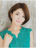 美シルエット小顔大人ボブ