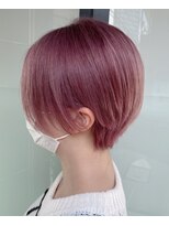 ウィーブス セタガヤ(weaves -SETAGAYA-)&nbsp;前髪なしショートボブ×チェリーブラウン【weaves-SETAGAYA-】