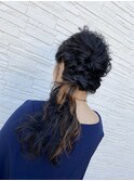 【結婚式におすすめ】サイド編みおろし　別府／大分