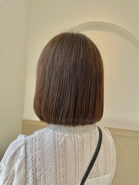 ラヴィズム 松崎店(LUVISM) プツッとbob × ブリーチなし シアーベージュ