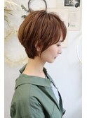 ふんわりマッシュショート