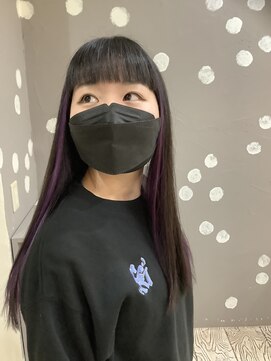 ムゲルカ エン(mugelca e'n) ブラック＆パープル