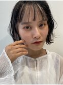 インナーカラー×ミニボブスタイル