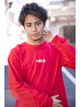 アクト 仙川店(ACT) アップバングメンズツーブロックショート