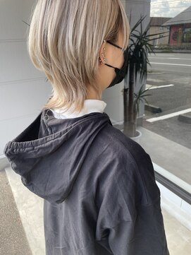 ナンバー(number+) 10代20代ブリーチウルフカット