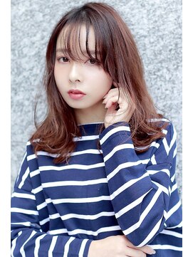 オーバーヘアー 尼崎店(over hair) 【over hair】 シースルーバング×ミディアムスタイル