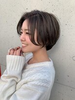 ロンドソレイユ 池袋(Lond soleil)&nbsp;ブリーチなし★髪質改善地毛風グレージュ×ショート[池袋]