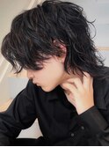 黒髪マッシュウルフ×ツイストスパイラル