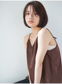 【PearL】ナチュラルストレートボブ/20代30代40代/透明感カラー
