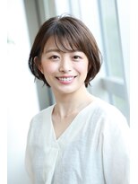 キッカ 千葉店(CHICCA)&nbsp;大人可愛い無造作ショートボブ