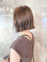 サンド 鹿児島中央(sand)&nbsp;黒髪/グレーベージュ/レイヤーロング/前髪パーマ[鹿児島駅]