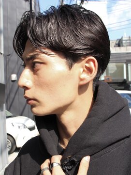 スー 渋谷(suu) メンズニュアンスパーマ波巻きスパイラルメンズパーマ
