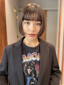 ビュートリアム 南青山(BEAUTRIUM) マッシュボブ ミニボブ 顔周りカット 前上がりボブ 20代30代