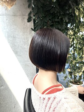 シェル 吉祥寺(shell) グレージュカラー/ボブウルフ/黒髪/ココアベージュ