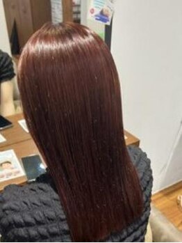 ルプラ アンテ(le-pla Ante)の写真/ずっとカラーで楽しんでいただくために―。厳選したトリートメントで毛先までダメージレスな艶髪に◎
