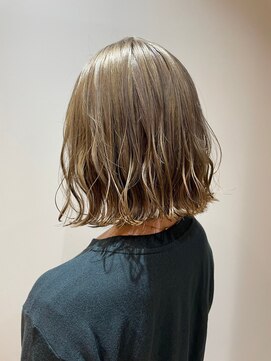 ルミヘアー 金沢駅西口店(Lumi hair) ダブルカラー×ボブスタイル