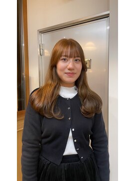 スイート ヘアデザイン(Suite HAIR DESIGN) 【顔周りカットSayaka】ブリーチなし○ベージュブラウン