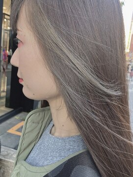 ロータス ヘアデザイン(LOTUS hair design.) ロングスタイル×インナーカラー