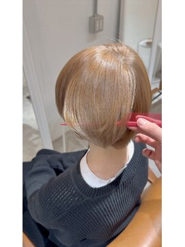 ジュベ(juve.) 透け感ベージュとショートヘア☆