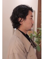 ビュートリアム265(BEAUTRIUM 265)&nbsp;メンズボブパーマ オールバック　メンズパーマ スペインカール