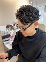 キャンバス バイ ネオリーブ 横浜西口(Canvas by neo.)&nbsp;横浜★フェザーパーマ人気のメンズスタイル