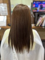 レヴィゼ&nbsp;アッシュベージュロングスタイル