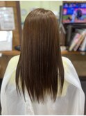 アッシュベージュロングスタイル