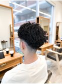 【メンズ★大名】ツイストスパイラルパーマ×刈り上げスタイル