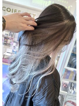 コワファースト  させぼ五番街店(COIFF1RST) ホワイトベージュ×インナーカラー
