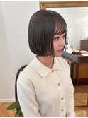 大人可愛いコンパクトボブ