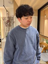 シーア(ciia)&nbsp;メンズショート ニュアンスパーマ ナチュラルマッシュ