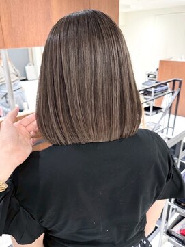 ジルブラン 土浦(JIL BLAN) ハイライトバレイヤージュダブルカラーケアブリーチ20代30代