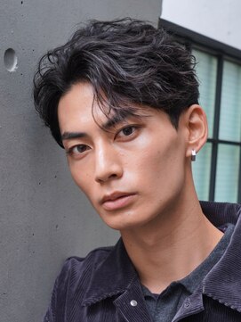 フィフスパーク(fifth PARK) 渋谷シャドウルーズパーマメンズマッシュメンズセンターパート