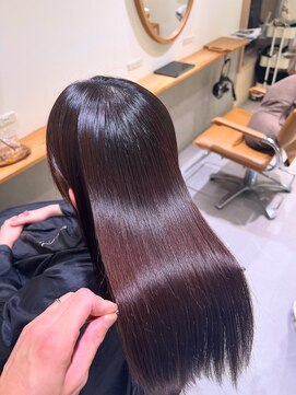 ゴカンムード(Gokan mood) 髪質改善縮毛矯正ハイライトダブルカラーショートカット30代40代