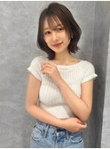 韓国/前髪/縮毛矯正/レイヤー/ショートボブ/ボブ
